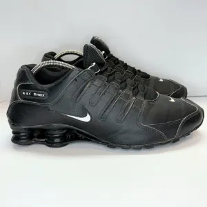 Nike Shox NZ Triple Black Men's Running Shoes Leather 501524-091 Size 10