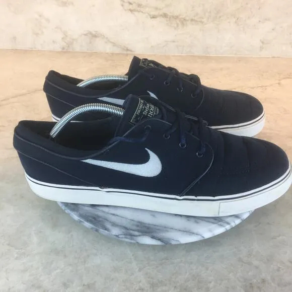 Nike Stephan Janoski ZOOM 615957-428 Blue Lace-Up Sneaker Man's Size 11 1/2