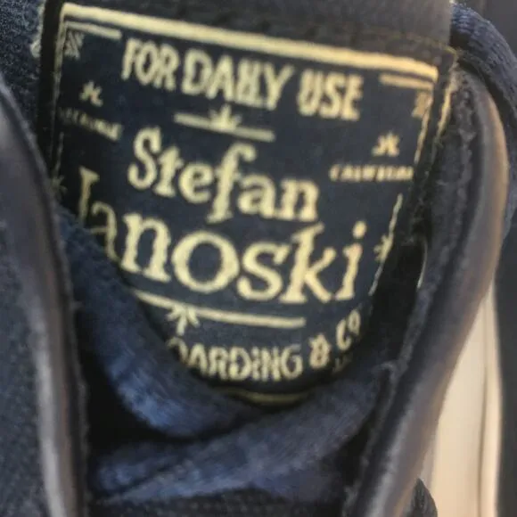 Nike Stephan Janoski ZOOM 615957-428 Blue Lace-Up Sneaker Man's Size 11 1/2