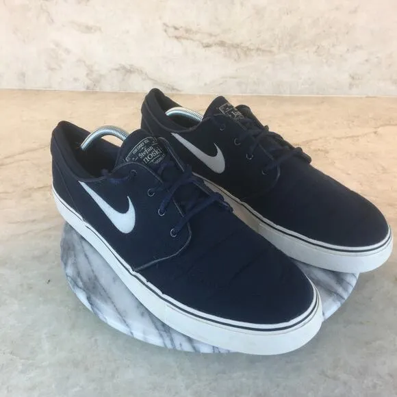 Nike Stephan Janoski ZOOM 615957-428 Blue Lace-Up Sneaker Man's Size 11 1/2