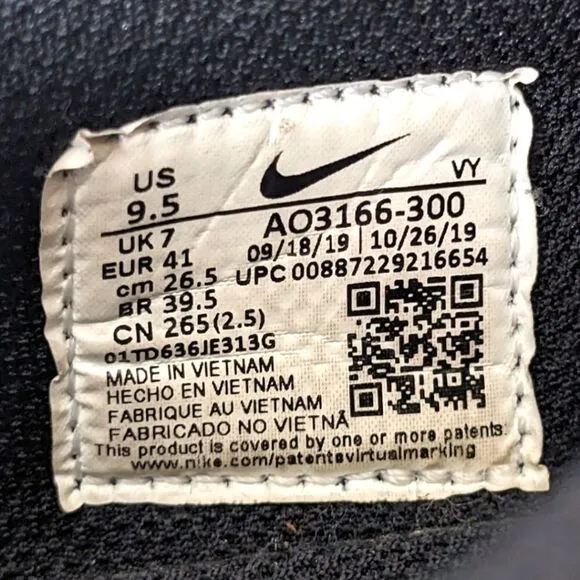 Nike Swoosh Pre-Love O.X. Running Shoes Twilight Marsh Suede Size 9.5 AO3166-300