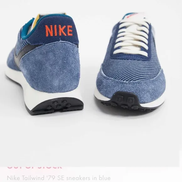 Nike Tailwind 79’ Denim Sneakers. Mens
