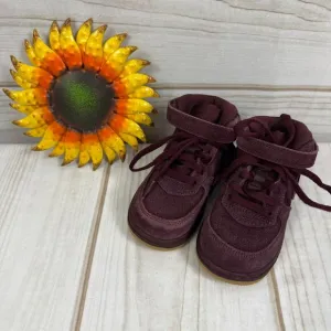 nike toddler air force 1 mid LV8 burgundy suede shoes 8C