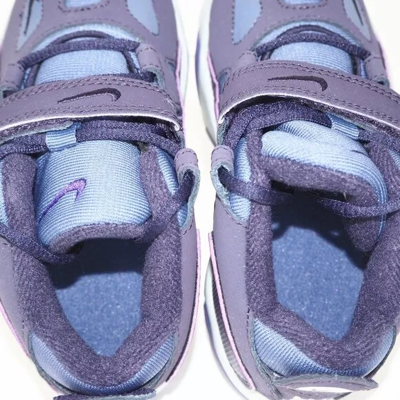 Nike Turf Raider TD Toddler Shoes Purple Blue Sneakers Leather