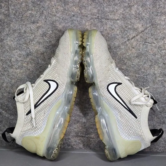 Nike Vapormax Flyknit Men's Sneakers 10 Monochrome White Black Shoes‎ DH4084-100