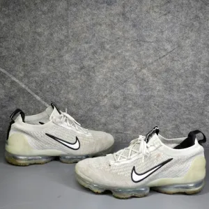 Nike Vapormax Flyknit Men's Sneakers 10 Monochrome White Black Shoes‎ DH4084-100