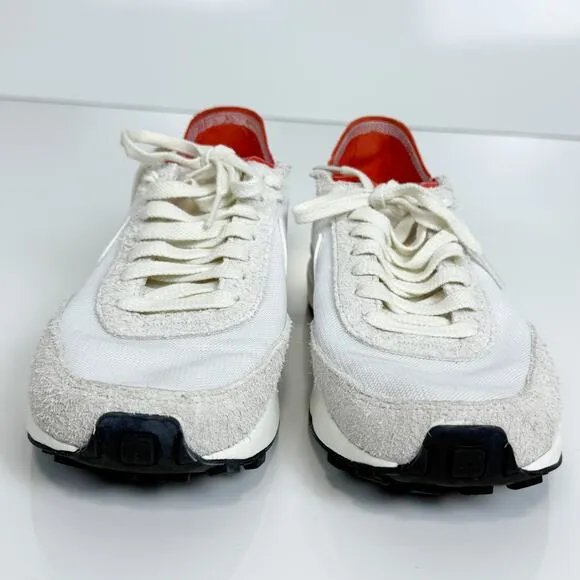 Nike Waffle One Vintage DX2929-100 Shoes Sneakers White Picante Red Orange 8.5