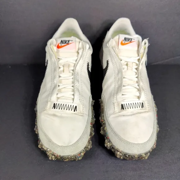 Nike Waffle Racer Crater RARE White Black Sneakers Women's Shoe Size 8