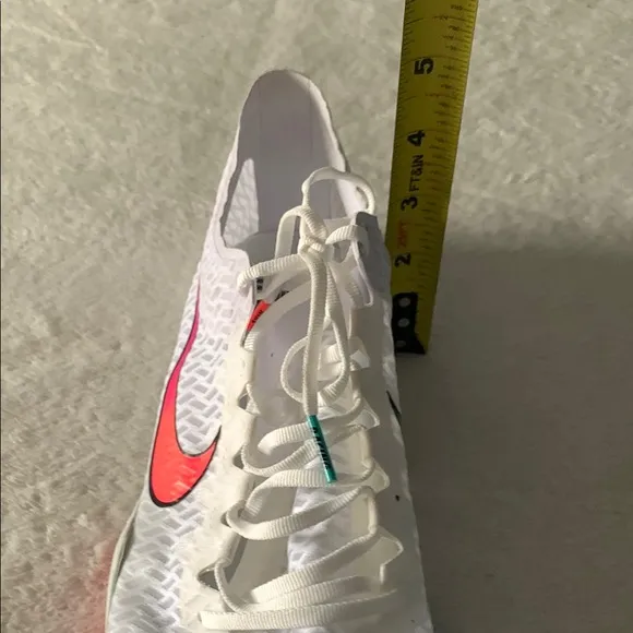 Nike White and Multicolor Sneakers cleats