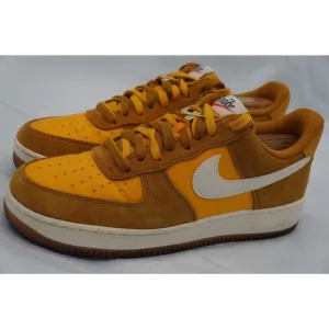 Nike Women's Air Force 1 Low SE First Use Gold Yellow DA8302 700 Size 10