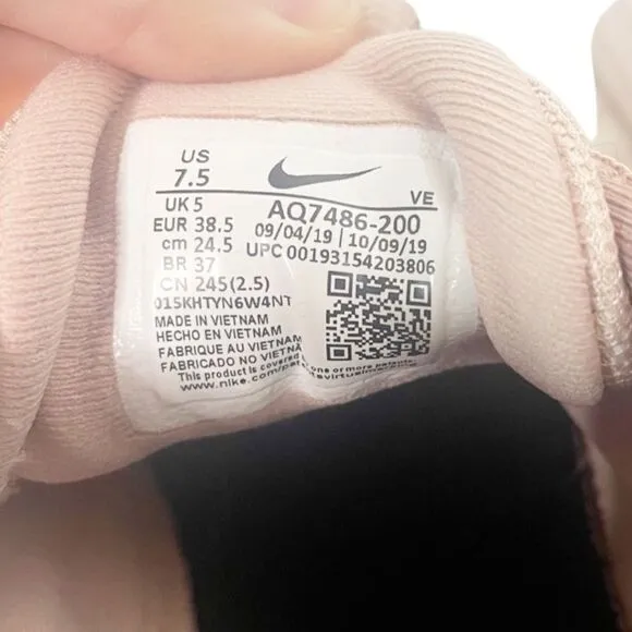 Nike Women's Downshifter 9 Running Shoes Pink and Gold