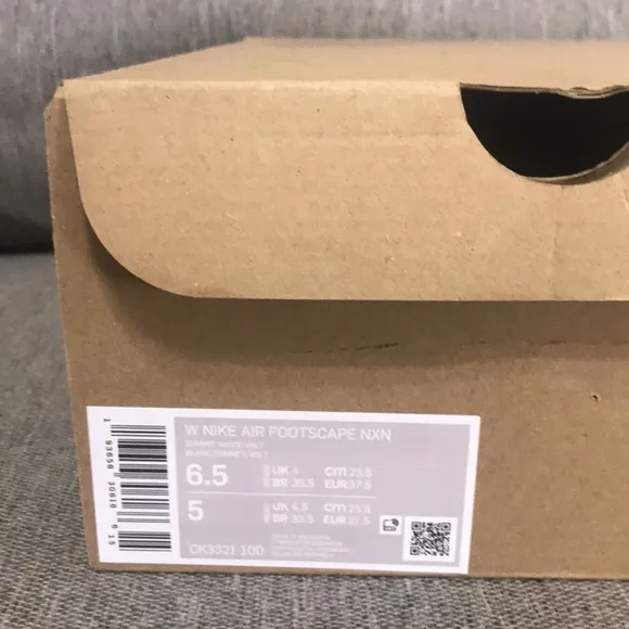 Nike X Olivia Kim Air Footscape No Cover Zebra Print Shoes
