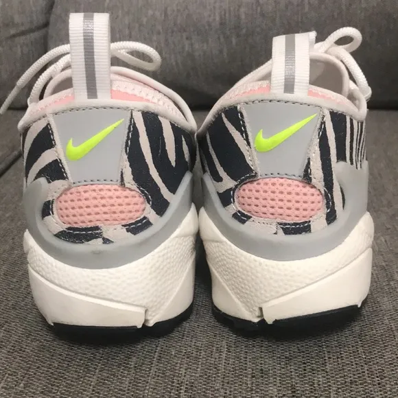 Nike X Olivia Kim Air Footscape No Cover Zebra Print Shoes