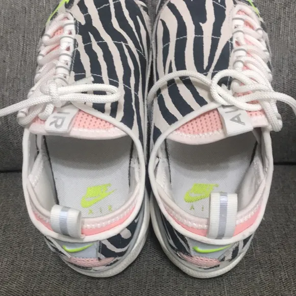 Nike X Olivia Kim Air Footscape No Cover Zebra Print Shoes