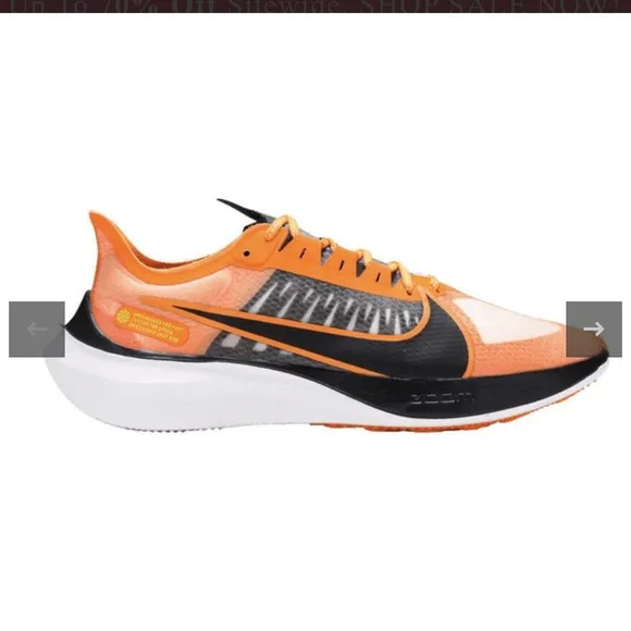 Nike Zoom Fly Gravity Kumquat Black CT1595 Running Mens 9.5