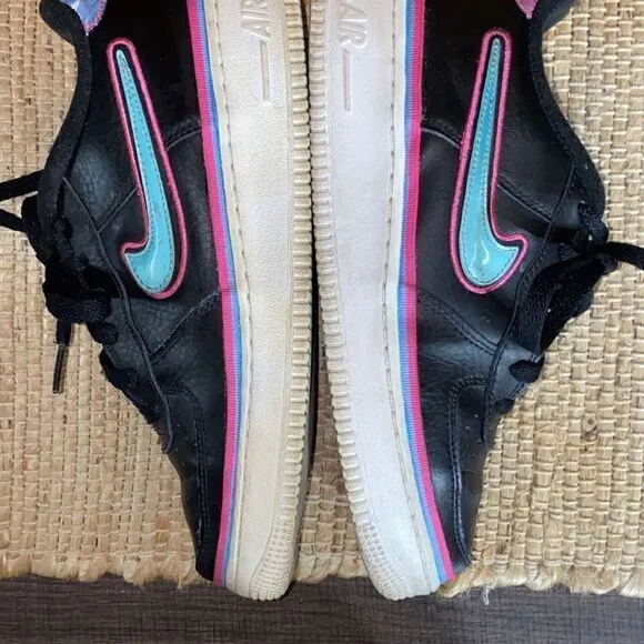 Nike AF1 holographic Nike air black shoes sneakers