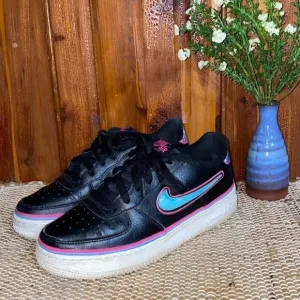 Nike AF1 holographic Nike air black shoes sneakers