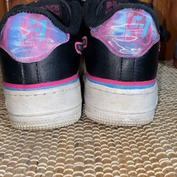 Nike AF1 holographic Nike air black shoes sneakers