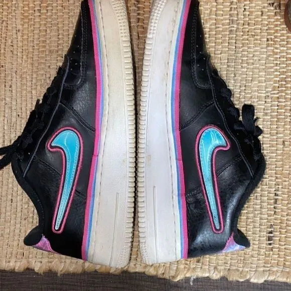 Nike AF1 holographic Nike air black shoes sneakers