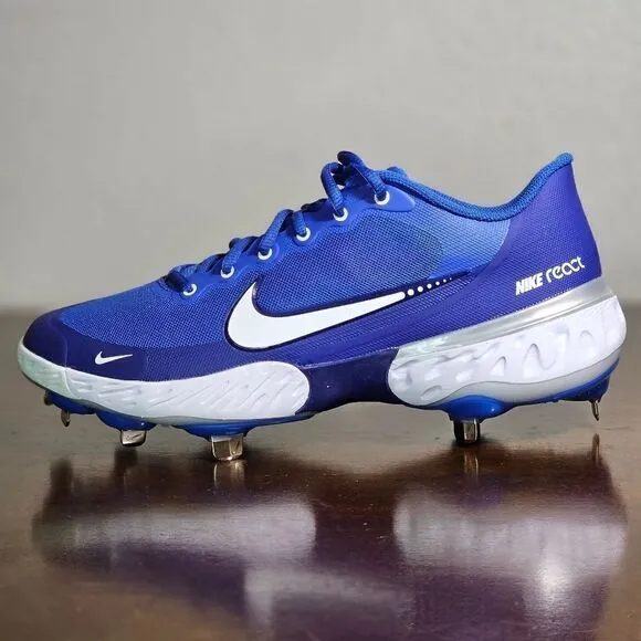 Nike Alpha Huarache Elite Low 3 Baseball Shoes Cleats Royal White CK0746 400 New