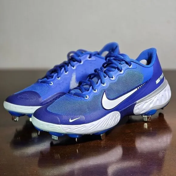 Nike Alpha Huarache Elite Low 3 Baseball Shoes Cleats Royal White CK0746 400 New