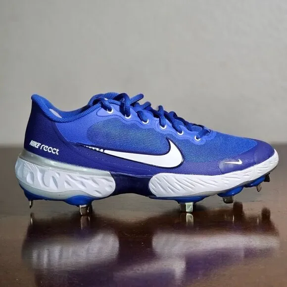 Nike Alpha Huarache Elite Low 3 Baseball Shoes Cleats Royal White CK0746 400 New