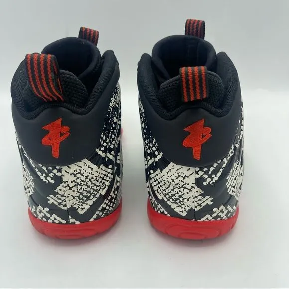 Nike Little Posite One “Albino Snakeskin” Sneakers
