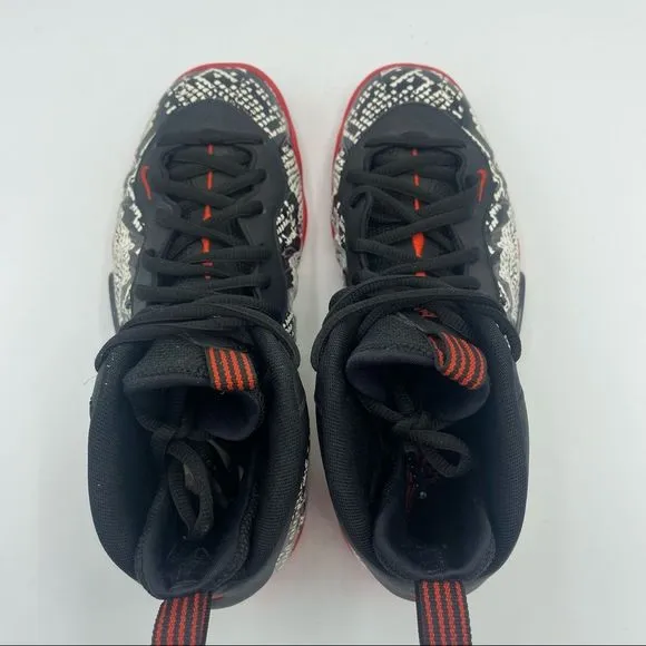 Nike Little Posite One “Albino Snakeskin” Sneakers