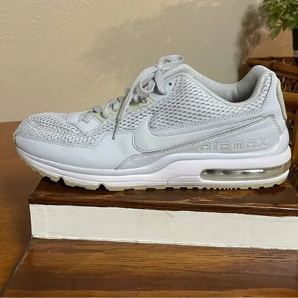 Nike Men's Air Max LTD Pure Platinum / Pure Platinum / White Sneakers Shoes 11