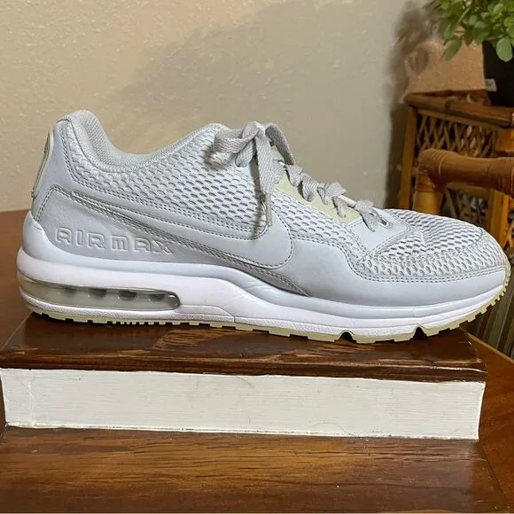 Nike Men's Air Max LTD Pure Platinum / Pure Platinum / White Sneakers Shoes 11