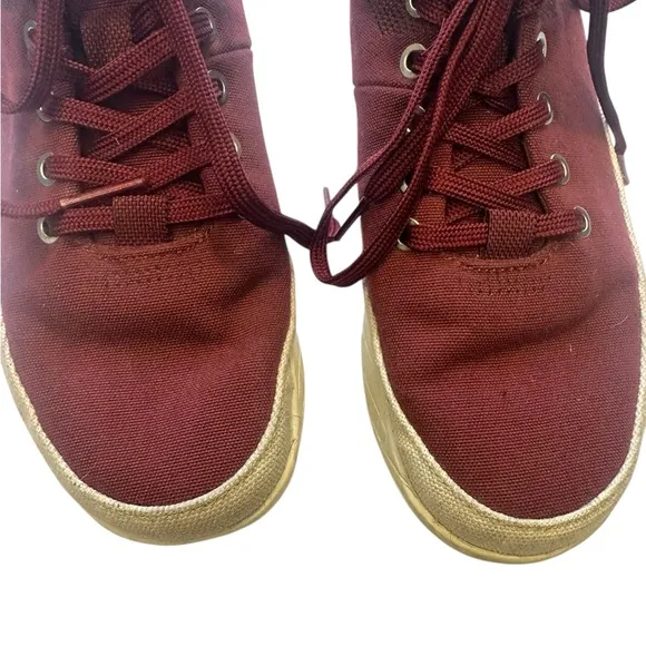 NOBULL Cabernet Canvas Mid-Trainer Gym Sneakers Laced women’s 9 men’s 7.5