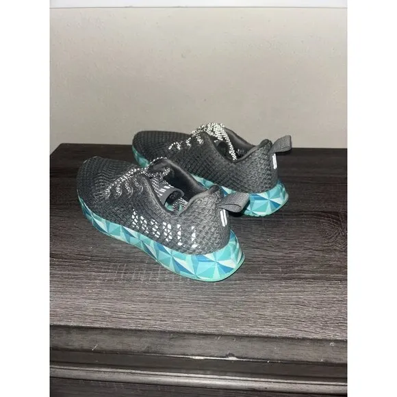 NoBull Diamond Dark Gray Prism Mesh Running Athletic Sneakers Women 9.5 Men 8