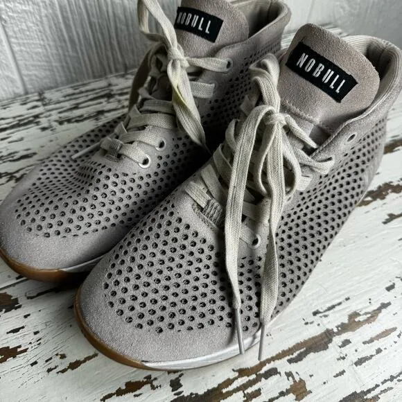 Nobull Men's Dust Mid Suede Trainers Sneaker Shoes Size 7.5 or Women's Size 9