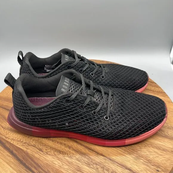 Nobull Mesh Runner Mens Size 13 Red Black Running Sneakers