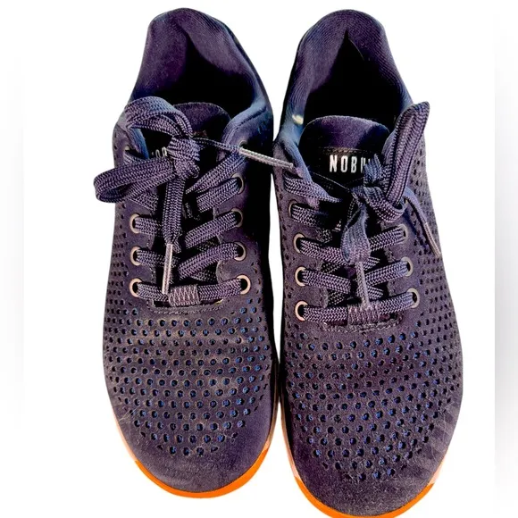 NoBull Navy Suede (Blue) Trainers Size 8.5 Women (or 7 Men) — Run Small EUC