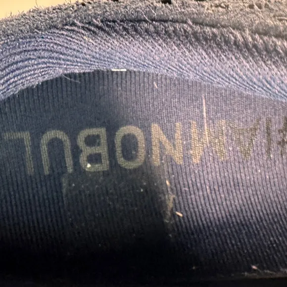 NoBull Navy Suede (Blue) Trainers Size 8.5 Women (or 7 Men) — Run Small EUC