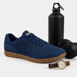 NoBull Navy Suede (Blue) Trainers Size 8.5 Women (or 7 Men) — Run Small EUC