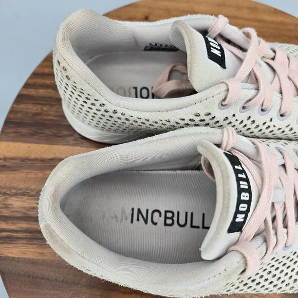 Nobull Shoes Men's 9.5 Concrete Suede Perforated Lace Up Training Gym Sneakers