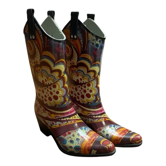 Nomad Yippy Rubber Boots ~ Like New!