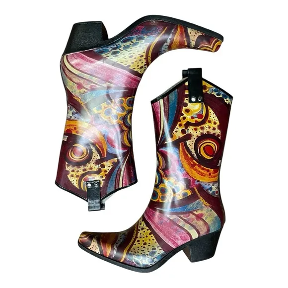 Nomad Yippy Rubber Boots ~ Like New!