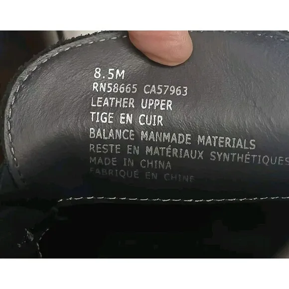 Nordstrom Mens Sz 8.5 Edward Ortholite Black Leather Penny Loafer Dress Shoes