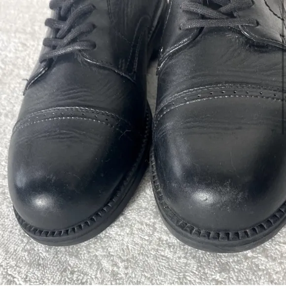 Nunn Bush Black Genuine Leather Lace Up Dress Shoes 7.5