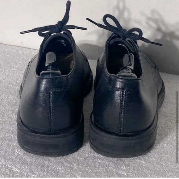Nunn Bush Black Genuine Leather Lace Up Dress Shoes 7.5