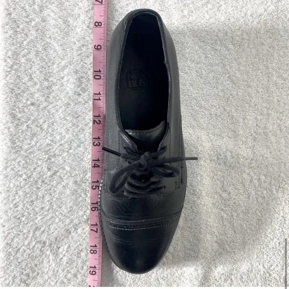 Nunn Bush Black Genuine Leather Lace Up Dress Shoes 7.5