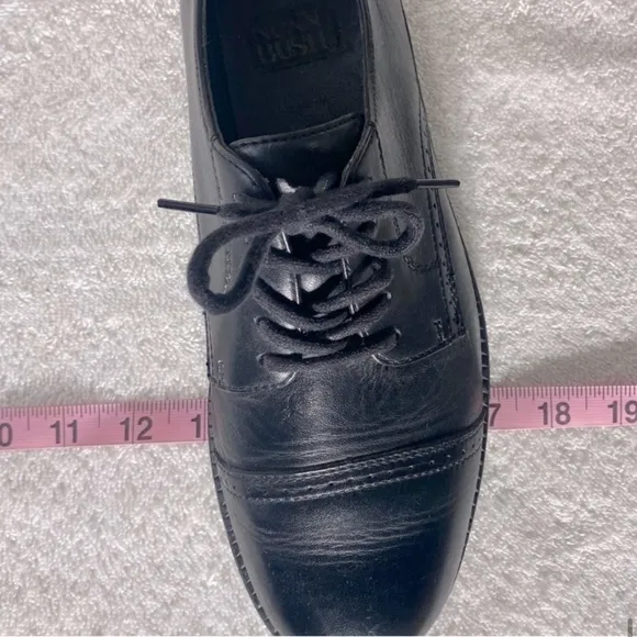Nunn Bush Black Genuine Leather Lace Up Dress Shoes 7.5