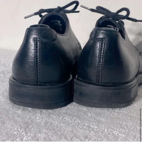Nunn Bush Black Genuine Leather Lace Up Dress Shoes 7.5