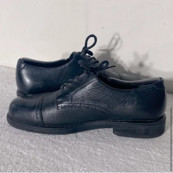 Nunn Bush Black Genuine Leather Lace Up Dress Shoes 7.5