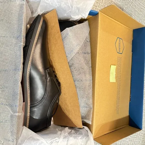 Nunn Bush | Men's Carmelo Plain Toe Oxford Dress Shoes‎ - Black, Size 10.5
