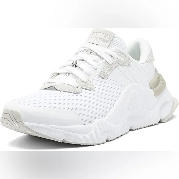 NWB Sorel Women's Kinetic RNEGD Lace Shoes White Dove 10