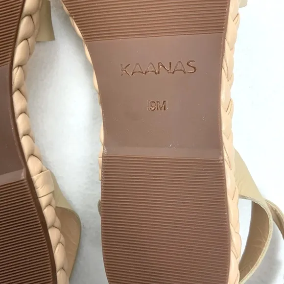 NWOB KAANAS Terrazas Double Band Flatform Sandals